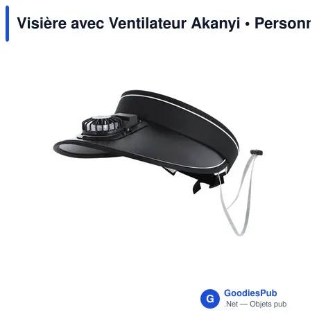 Visière avec Ventilateur Akanyi