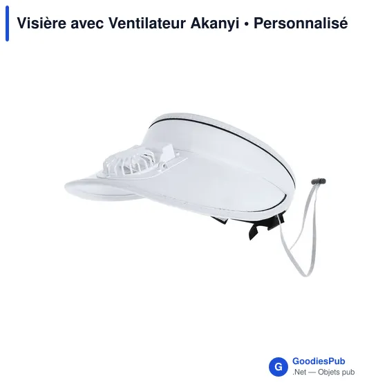 Visière avec Ventilateur Akanyi - Image 5