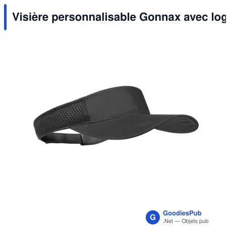 Visière personnalisable Gonnax avec logo - Accessoire textile