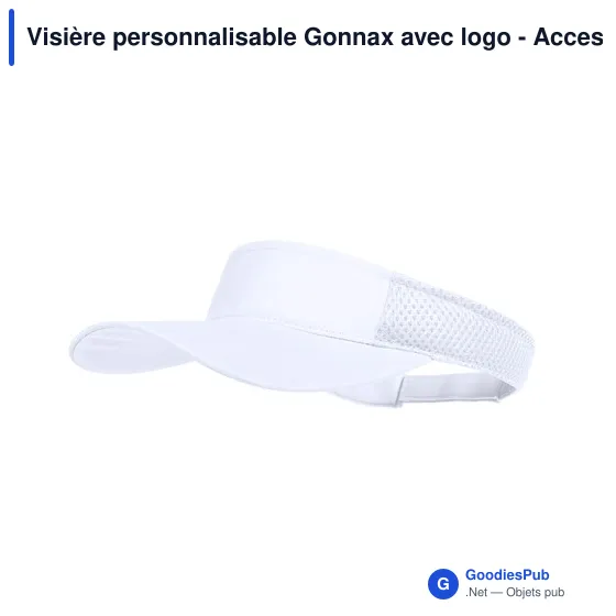 Visière personnalisable Gonnax avec logo - Accessoire textile - Image 12
