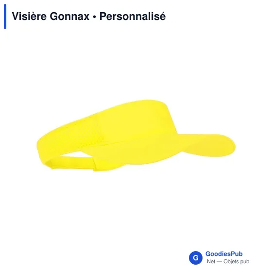 Visière personnalisable Gonnax avec logo - Accessoire textile - Image 6