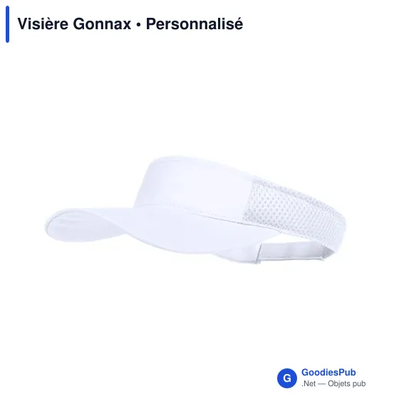 Visière personnalisable Gonnax avec logo - Accessoire textile - Image 7