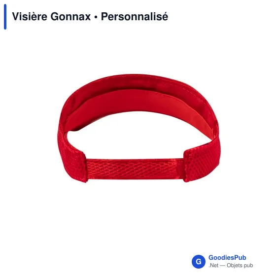 Visière personnalisable Gonnax avec logo - Accessoire textile - Image 10