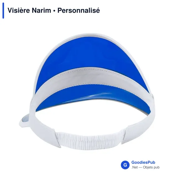 Visière personnalisable Narim avec logo - Protection UV - Image 3