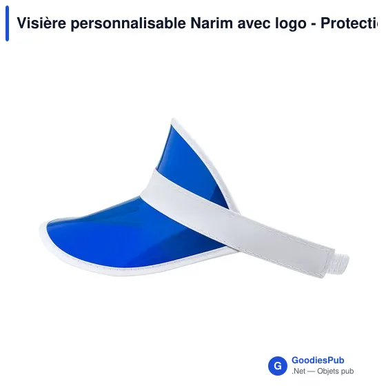 Visière personnalisable Narim avec logo - Protection UV - Image 6