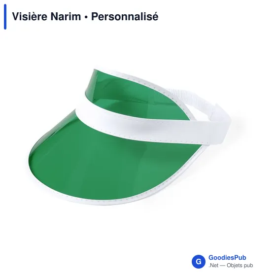 Visière personnalisable Narim avec logo - Protection UV - Image 7
