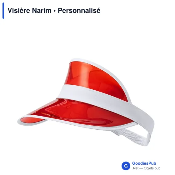 Visière personnalisable Narim avec logo - Protection UV - Image 8