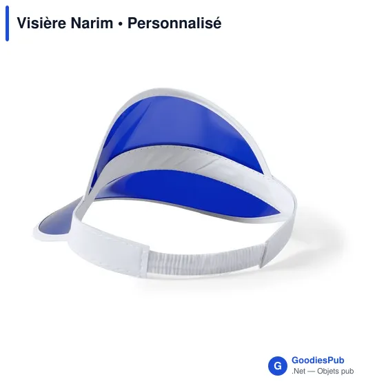 Visière personnalisable Narim avec logo - Protection UV - Image 10