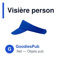 Visière personnalisable en coton avec logo - Visière Tiger - Miniature 1