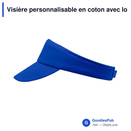 Visière personnalisable en coton avec logo - Visière Tiger