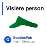 Visière personnalisable en coton avec logo - Visière Tiger - Miniature 11