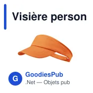 Visière personnalisable en coton avec logo - Visière Tiger - Miniature 12