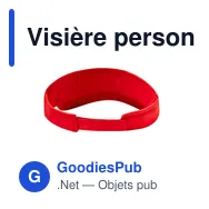 Visière personnalisable en coton avec logo - Visière Tiger - Miniature 3
