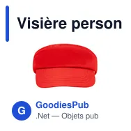Visière personnalisable en coton avec logo - Visière Tiger - Miniature 4