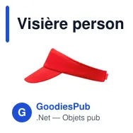 Visière personnalisable en coton avec logo - Visière Tiger - Miniature 5