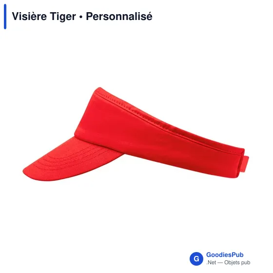 Visière personnalisable en coton avec logo - Visière Tiger - Image 5