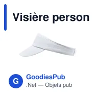Visière personnalisable en coton avec logo - Visière Tiger - Miniature 6