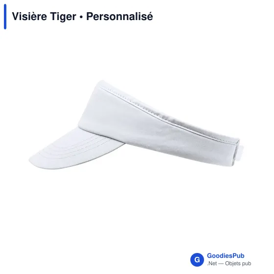 Visière personnalisable en coton avec logo - Visière Tiger - Image 6