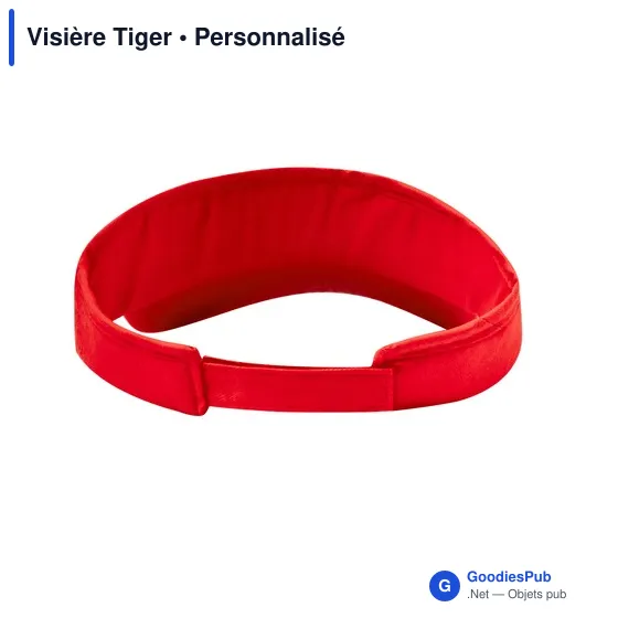 Visière personnalisable en coton avec logo - Visière Tiger - Image 8