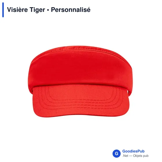 Visière personnalisable en coton avec logo - Visière Tiger - Image 9