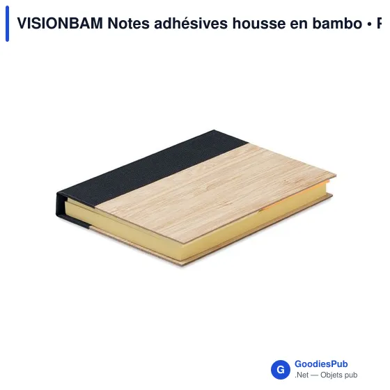 VISIONBAM Notes adhésives housse en bambo - Image 3