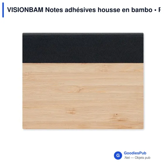 VISIONBAM Notes adhésives housse en bambo - Image 4