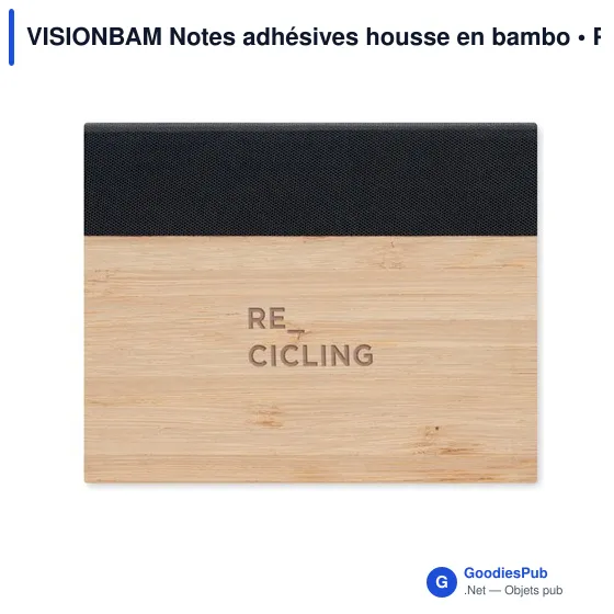 VISIONBAM Notes adhésives housse en bambo - Image 5