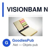 VISIONBAM Notes adhésives housse en bambo - Miniature 6