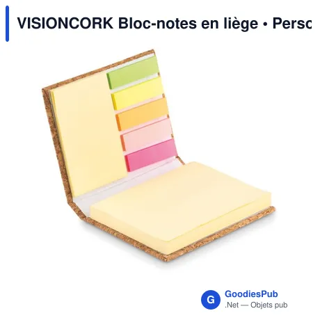 VISIONCORK Bloc-notes en liège