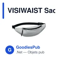 VISIWAIST Sac banane haute réflexion - Miniature 1