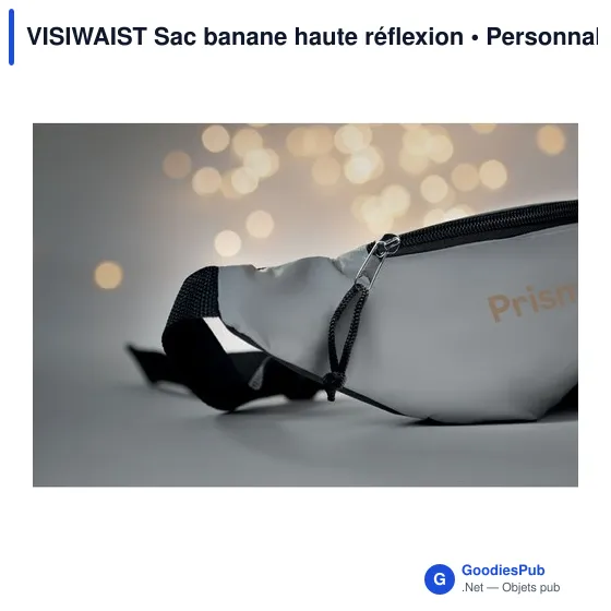 VISIWAIST Sac banane haute réflexion - Image 4