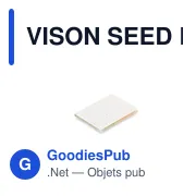 VISON SEED Bloc-notes en papier à planter - Miniature 3