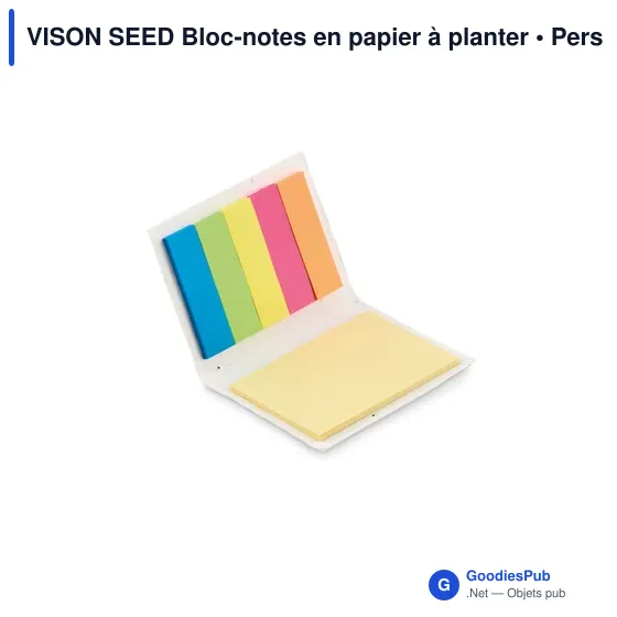 VISON SEED Bloc-notes en papier à planter - Image 4
