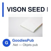 VISON SEED Bloc-notes en papier à planter - Miniature 6