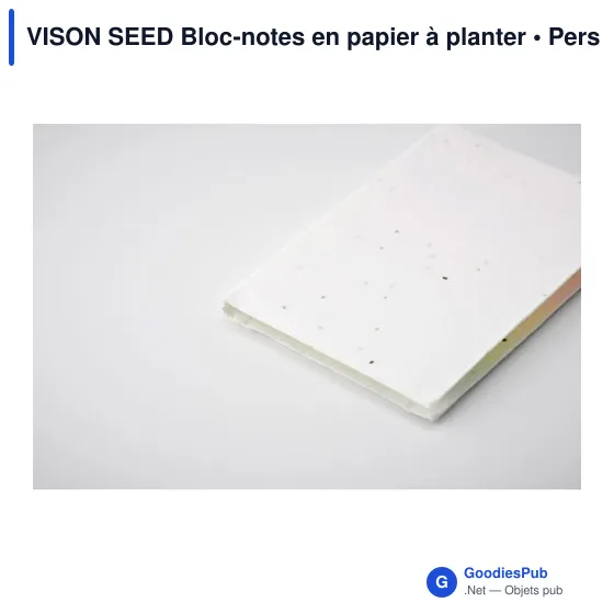 VISON SEED Bloc-notes en papier à planter - Image 6