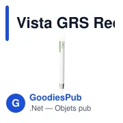 Stylo à bille personnalisable en ABS recyclé avec logo - Vista GRS - Miniature 6