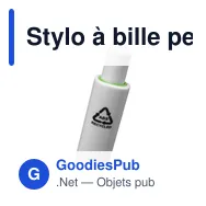 Stylo à bille personnalisable en ABS recyclé avec logo - Vista GRS - Miniature 9