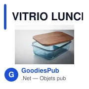 Boîte à lunch personnalisable en verre avec logo - VITRIO LUNCH - Miniature 2