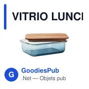 Boîte à lunch personnalisable en verre avec logo - VITRIO LUNCH - Miniature 4