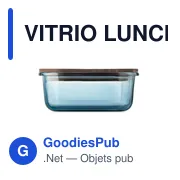 Boîte à lunch personnalisable en verre avec logo - VITRIO LUNCH - Miniature 5