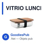 Boîte à lunch personnalisable en verre avec logo - VITRIO LUNCH - Miniature 6