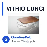 Boîte à lunch personnalisable en verre avec logo - VITRIO LUNCH - Miniature 7