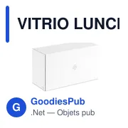 Boîte à lunch personnalisable en verre avec logo - VITRIO LUNCH - Miniature 8