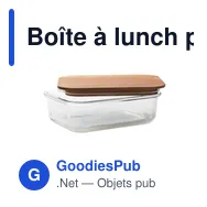 Boîte à lunch personnalisable en verre avec logo - VITRIO LUNCH - Miniature 9