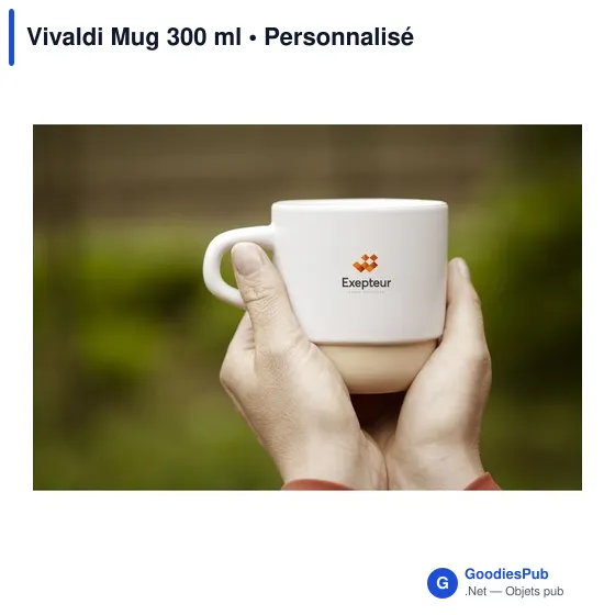 Mug personnalisable Vivaldi 300 ml avec logo - Image 3