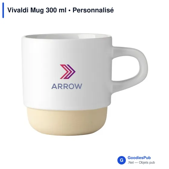 Mug personnalisable Vivaldi 300 ml avec logo - Image 4