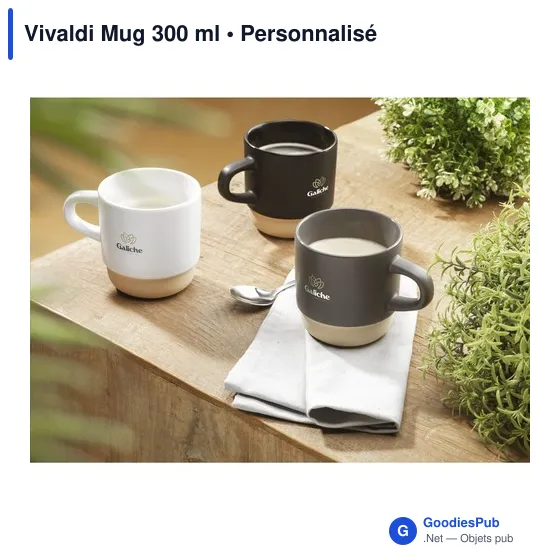 Mug personnalisable Vivaldi 300 ml avec logo - Image 5