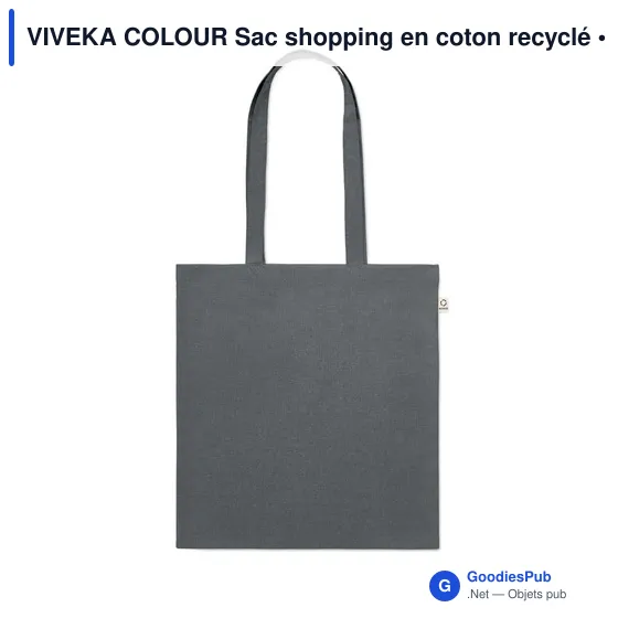 VIVEKA COLOUR Sac shopping en coton recyclé - Image 2