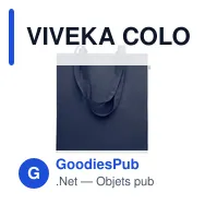 VIVEKA COLOUR Sac shopping en coton recyclé - Miniature 11
