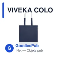 VIVEKA COLOUR Sac shopping en coton recyclé - Miniature 12